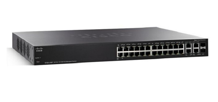 Commutateur Cisco SB SF300-24MP (SF300-24MP-K9-EU) SF300-24MP-K9-EU by Cisco