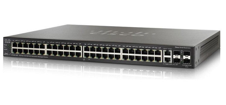 Commutateur Cisco SB SF500-48P (SF500-48P-K9-G5-EU) SF500-48P-K9-G5-EU by Cisco