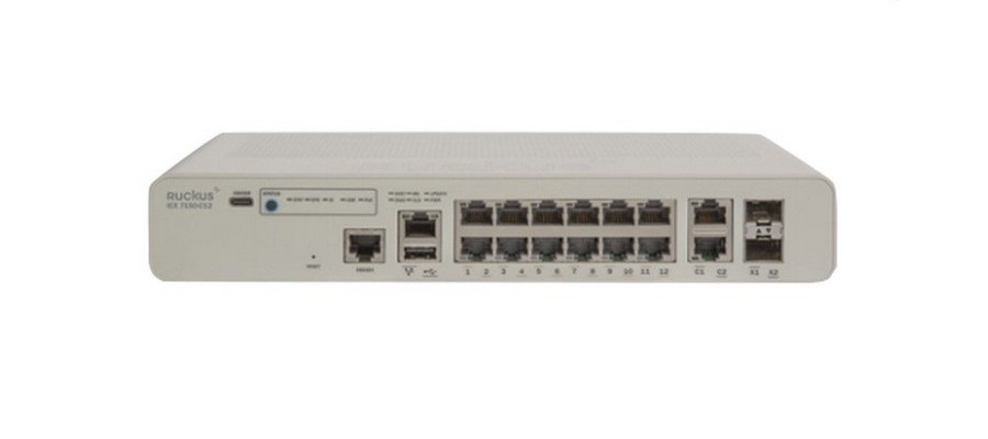 Commutateur Ruckus ICX7150 (ICX7150-C12P-2X10GR-A) ICX7150-C12P-2X10GR-A by Ruckus