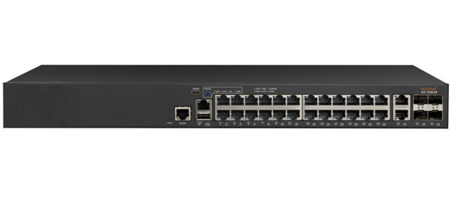 Commutateur Ruckus ICX7150 (ICX7150-24P-4X10GR-RMT3) ICX7150-24P-4X10GR-RMT3 by Ruckus
