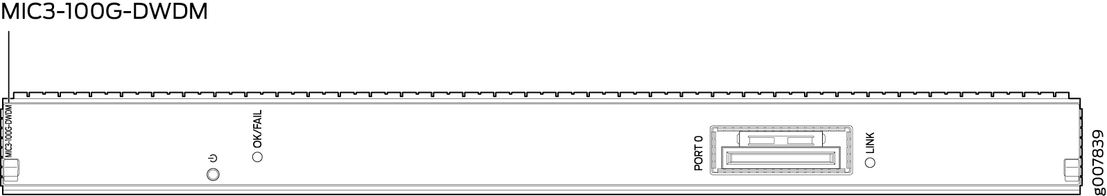 module d'interface Juniper MIC3-100G-DWDM MIC3-100G-DWDM by Juniper