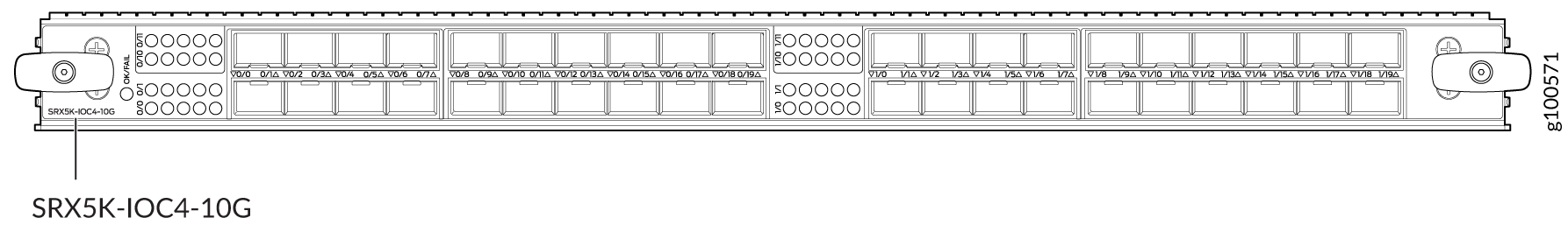 module d'interface Juniper SRX5K-MPC SRX5K-MPC by Juniper