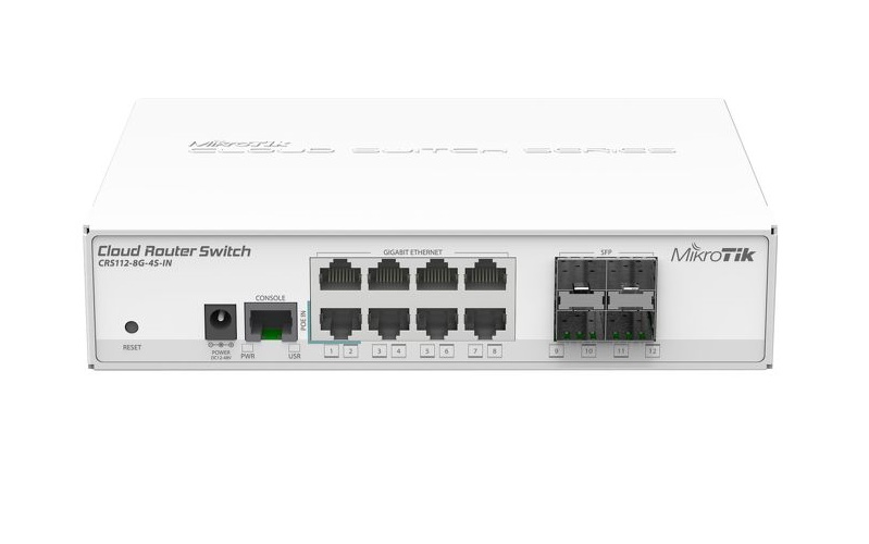 Commutateur Mikrotik CRS112-8G-4S-IN CRS112-8G-4S-IN by Mikrotik