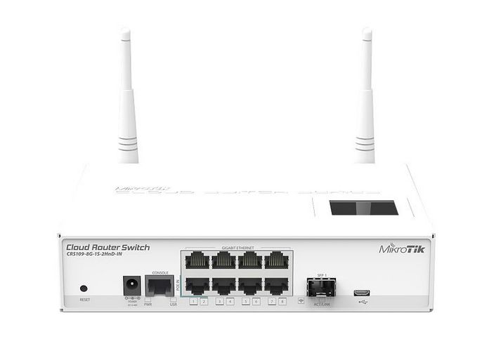 Commutateur Mikrotik CRS109-8G-1S-2HnD-IN CRS109-8G-1S-2HnD-IN by Mikrotik
