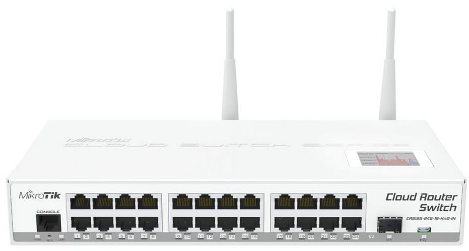 Commutateur Mikrotik CRS125-24G-1S-2HnD-IN CRS125-24G-1S-2HnD-IN by Mikrotik