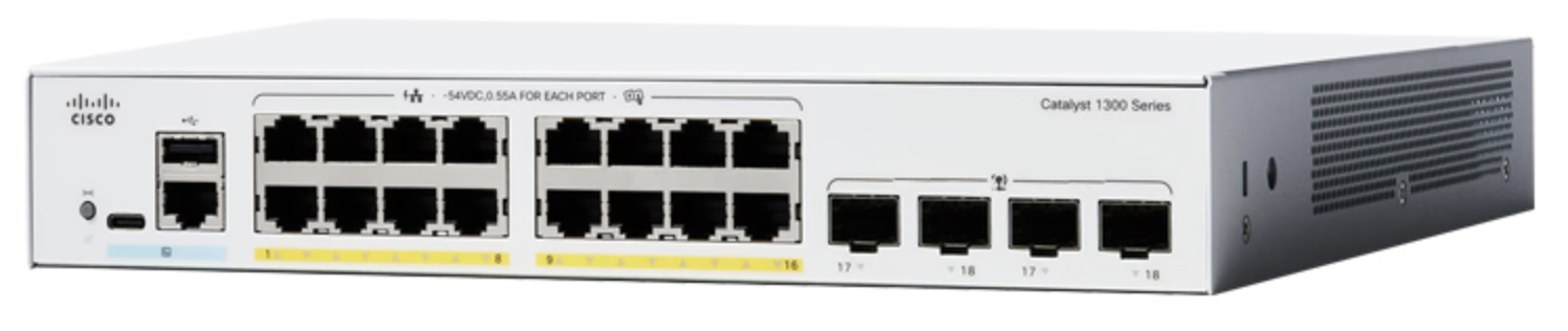 Commutateur Cisco C1300-16P-4X C1300-16P-4X by Cisco