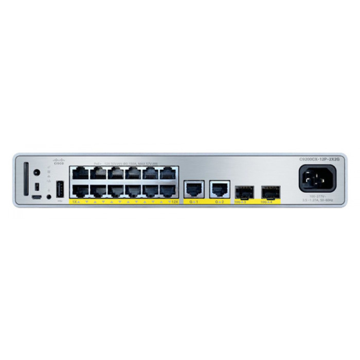 Commutateur Cisco C9200CX-12P-2XGH-E C9200CX-12P-2XGH-E by Cisco