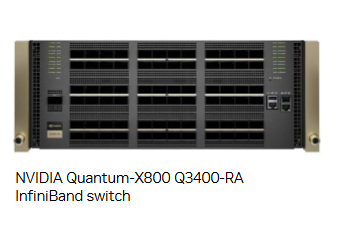 Commutateur NVIDIA Quantum-X800 InfiniBand Q3400-RA Q3400-RA by Nvidia