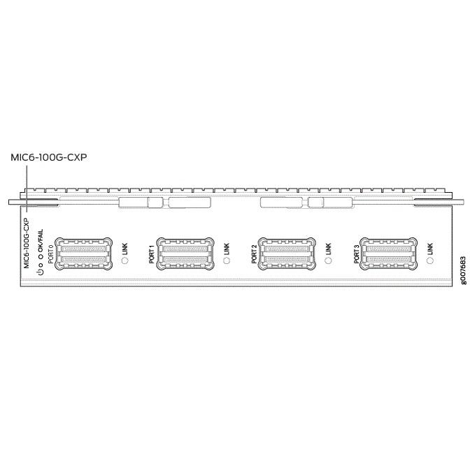 module d'interface Juniper MIC6-100G-CXP MIC6-100G-CXP by Juniper