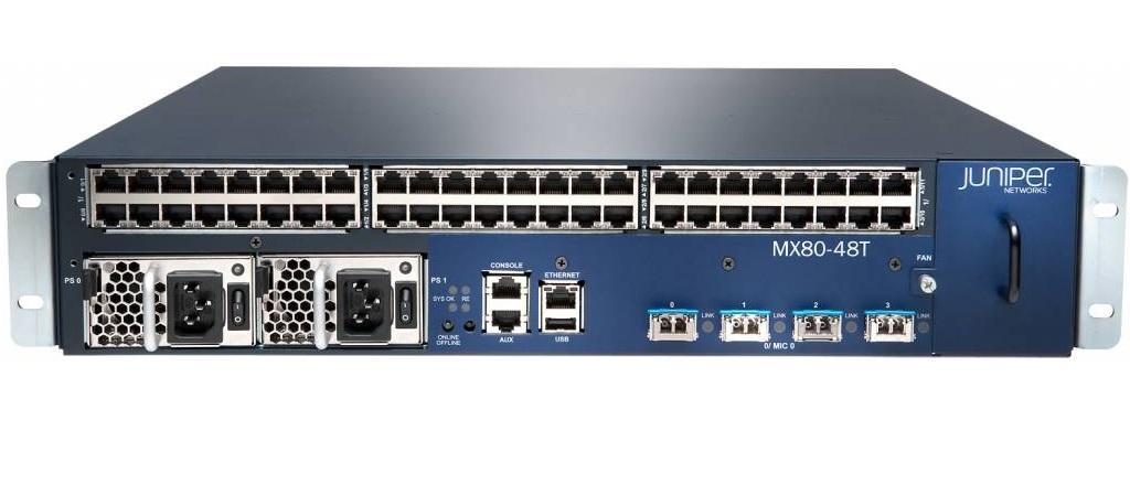 Routeur Juniper MX80-48T-DC MX80-48T-DC by Juniper