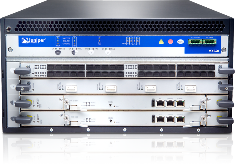 Routeur Juniper MX240-RR-DC-B MX240-RR-DC-B by Juniper